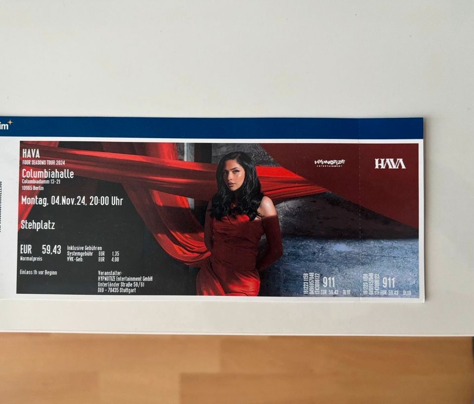 2x HAVA Konzert Tickets Berlin in Tangermünde