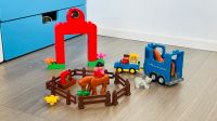 LEGO DUPLO Reiterhof mit Pferdetransporter 40 Teile Auto Ponys Köln - Widdersdorf Vorschau