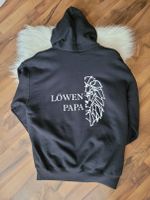 Personalisierter Hoodie Pullover Löwen Papa Geschenk Vatertag L Sachsen - Markranstädt Vorschau