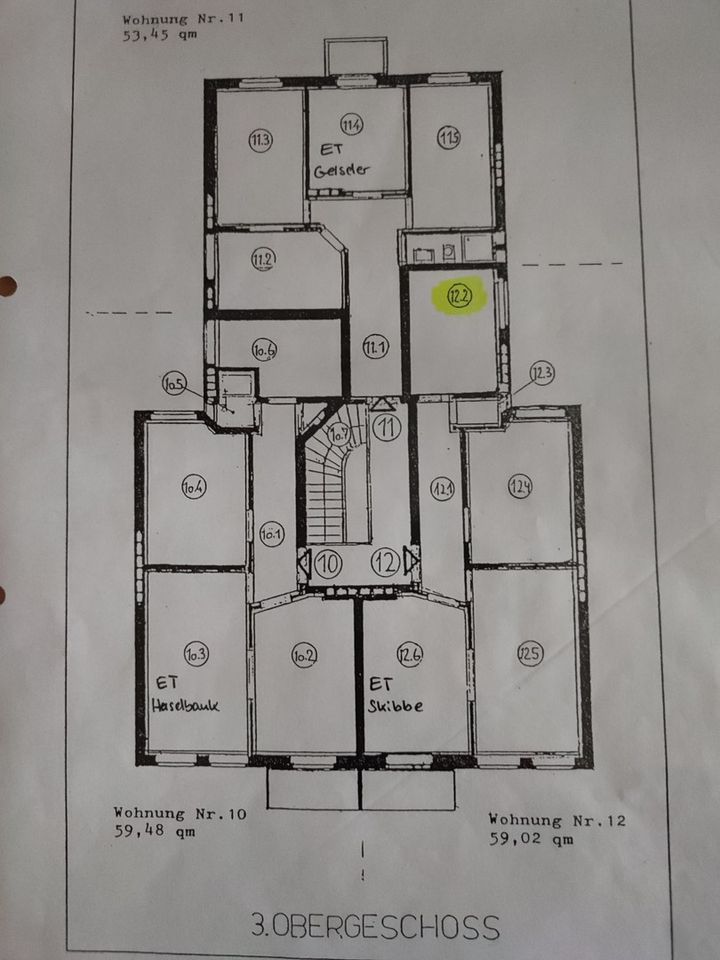 Direkt vom Eigentümer Im ruhigen Teil von Eimsbüttel: Gemütliche 3 Zimmer-Altbauwohnung mit Balkon in Hamburg