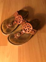 Zehentrenner Sandalen Leder 38 KEINE Birkenstock hellbraun Leipzig - Plagwitz Vorschau