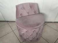 Sessel Hocker Samt altrosa rosa mit Stauraum Barrock Stil Nordrhein-Westfalen - Bönen Vorschau