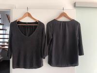 Grauer Pullover/Bluse Gr S+M 36/38 Kenny S Bayern - Hettstadt Vorschau