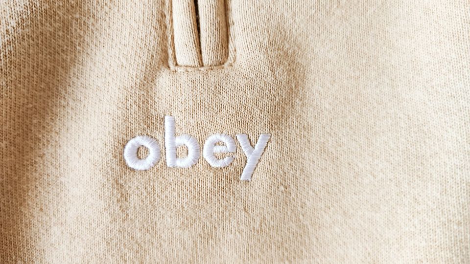 Obey Hoodie Weste overiszed beige neu M L XL neu in Saarbrücken