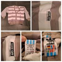 Vintage Pullover, Strickjacke, Adidas, Größe 6, grau-weiß Niedersachsen - Holle Vorschau