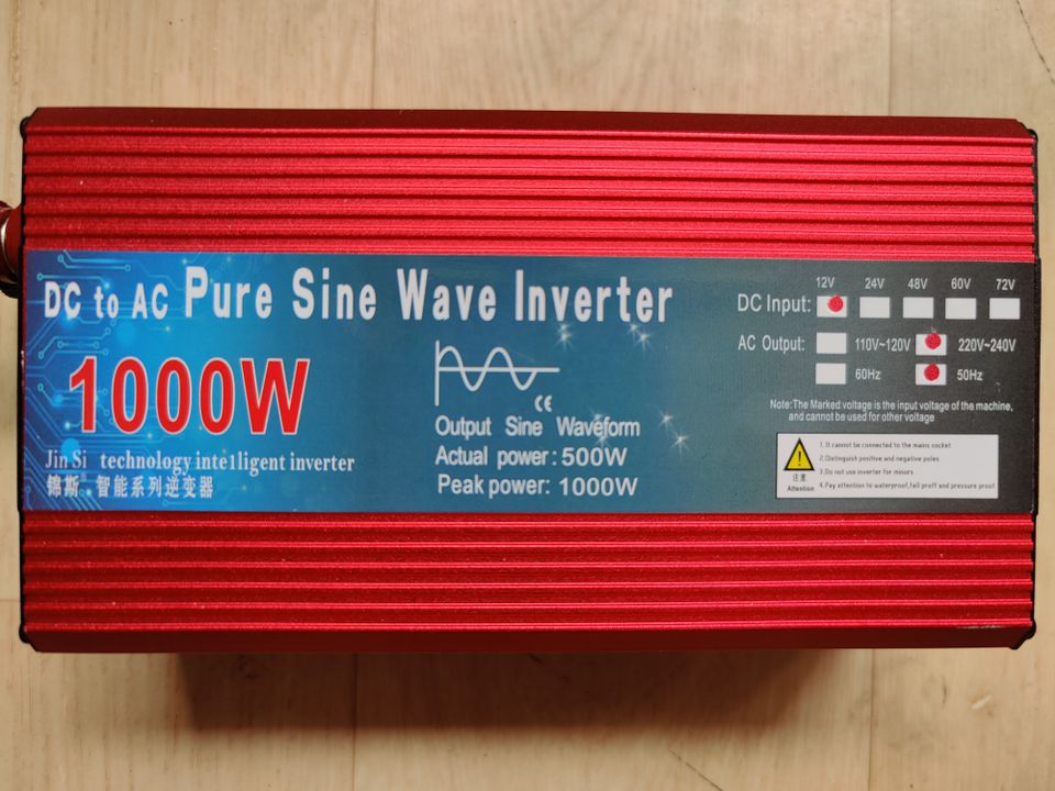 Inverter, Wechselrichter 12V 500W in Selm