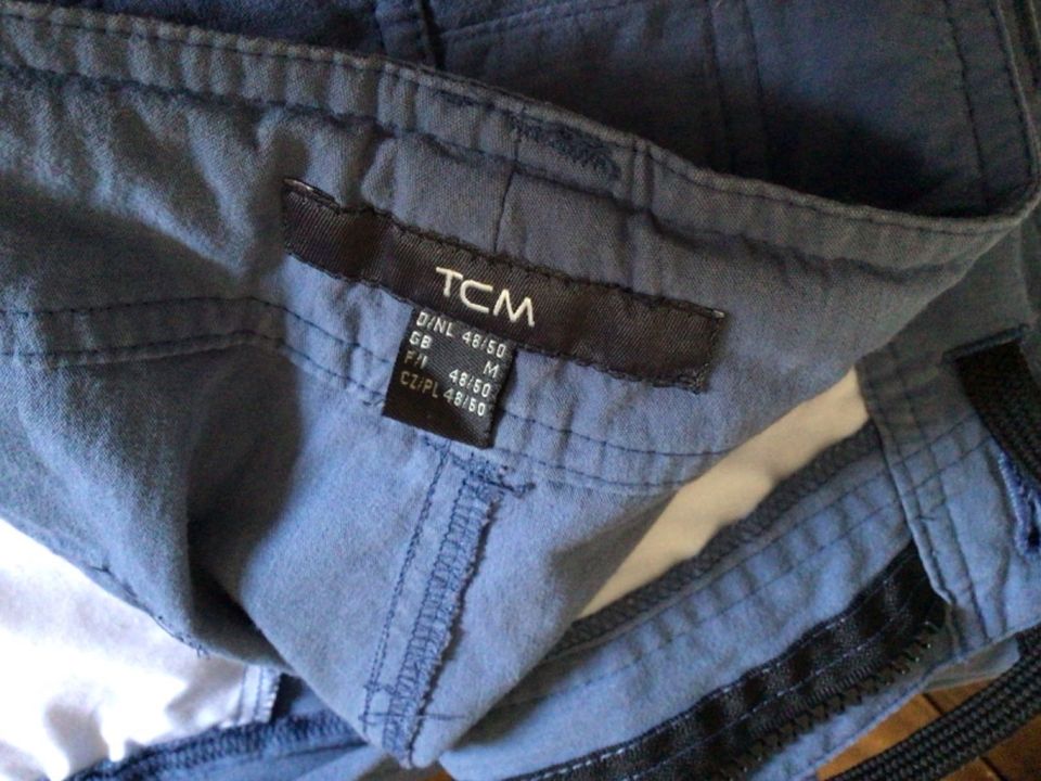 Dreiviertelhose, TCM, Gr. XXXL/46, blau, Cargo-Style in Altrip