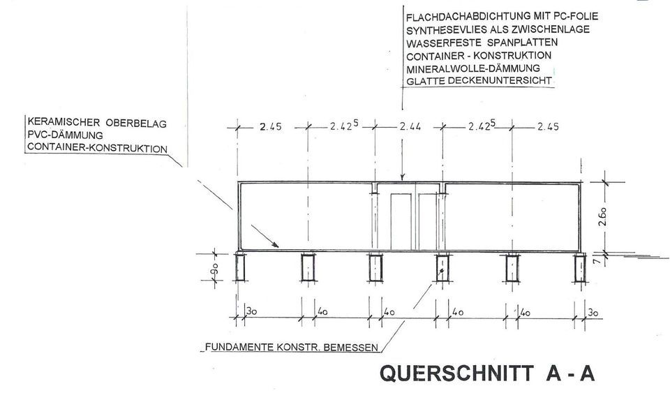 Containeranlage - gebraucht - zum Selbstabbau - Besprechungsräume in Bremen