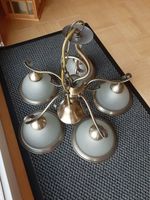 Hängelampe Deckenlampe modern Silbrig-goldig glänzend 5 Arme Nordrhein-Westfalen - Kleve Vorschau