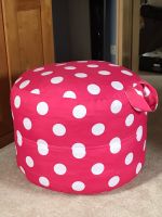 Sitzsack 60 X 55 cm Pink/Weiß Brandenburg - Borkwalde Vorschau