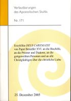 Enzyklika DEUS CARITAS EST von Papst Benedikt XVI. Niedersachsen - Apensen Vorschau
