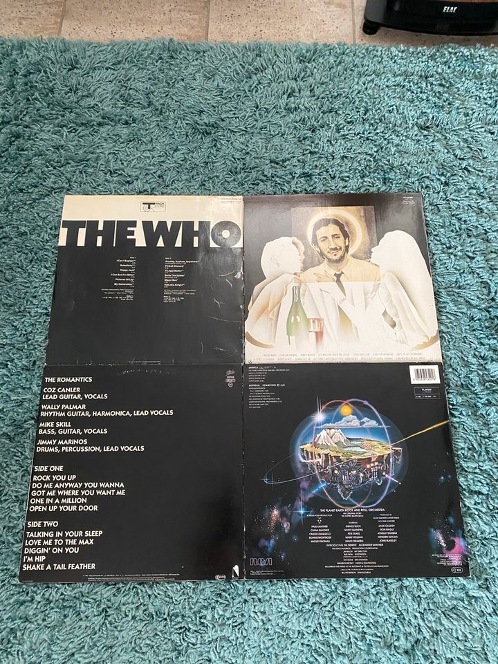 Vinylsammlung 4 LP s Rock, The Who, Pete Townsend, Romantics in Pulheim