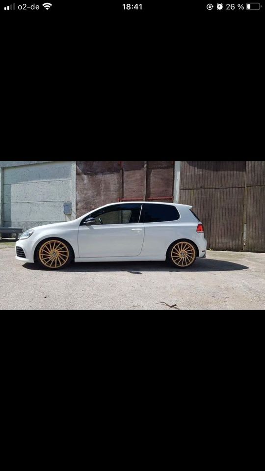 Vw Audi Seat Golf 19 Zoll Felgen gedreht Storm Gold 5x112 in Eggingen