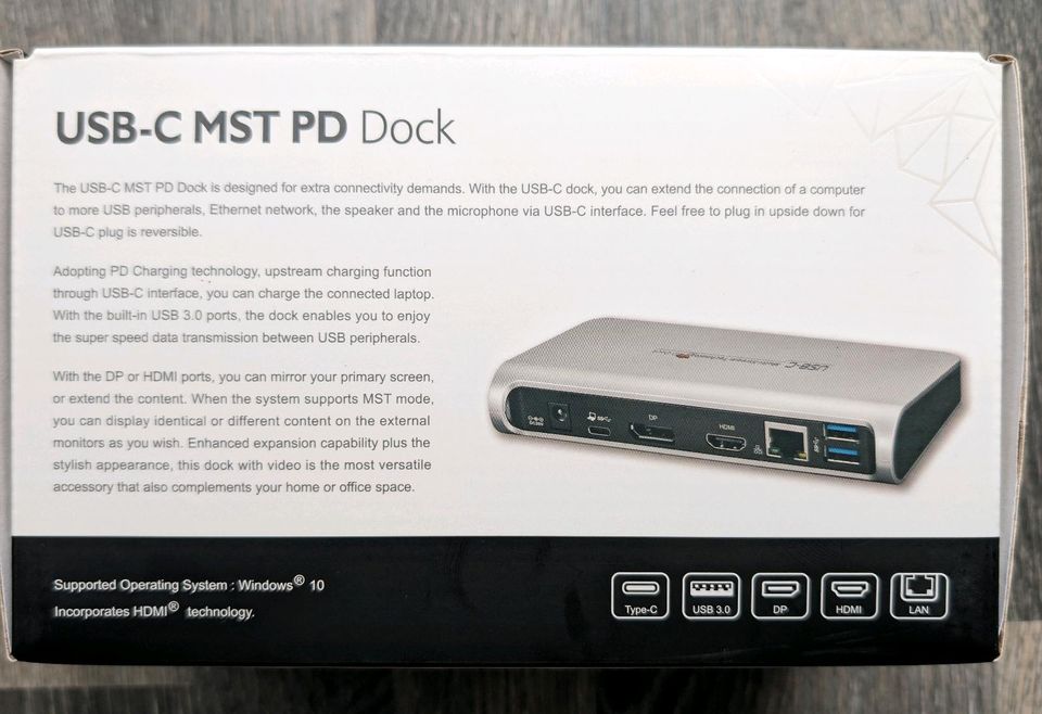 Dockingstation USB-C MST PD Dock für Laptop neu in Berlin