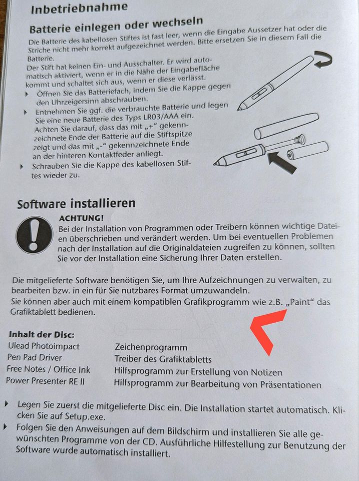 USB Grafiktablett Medion + Gratis Heft Photoshop Academy in Schwarzenbek