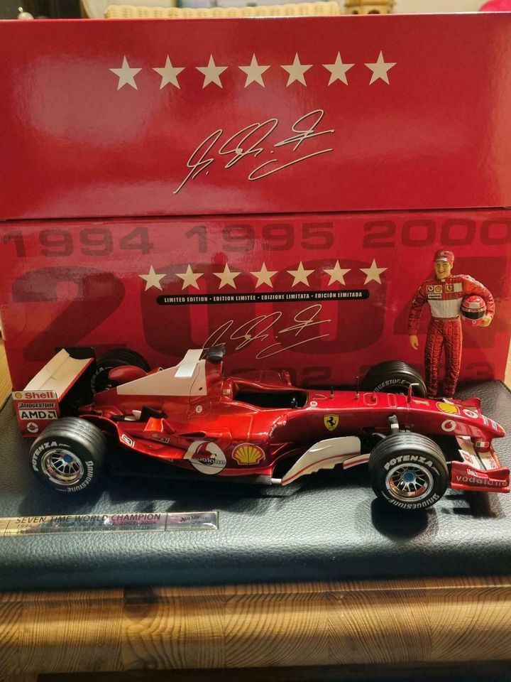 Ferrari Seven Time World Champion Michael Schumacher  1:18 B6220 in Neuenstein