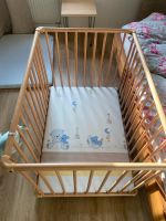 Laufgitter/ Babybett für Baby aus Holz 100x73cm Aubing-Lochhausen-Langwied - Aubing Vorschau