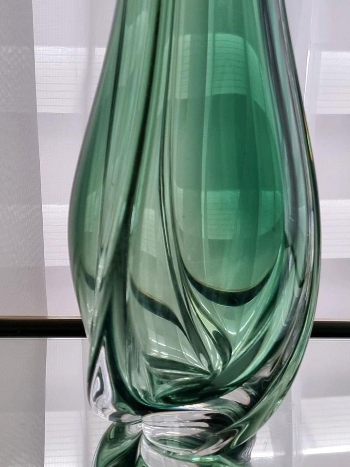 36 cm ⚜ Val ST Lambert ⚜ Mit Signatur Art Deco Belgien Vase in Iserlohn