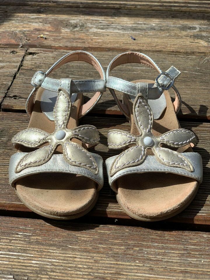 Unisa Leder Sandalen silber gold Seestern 31 LILI31 in Mörlenbach