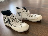 Converse Chucks High, Größe 39/ UK 6, weiß Leder Nordrhein-Westfalen - Stolberg (Rhld) Vorschau