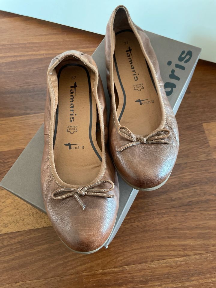 Tamaris Ballerina cognac 37 in Norderstedt