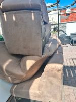 Couchgarnitur 2-Sitzer + 3-Sitzer + Bettfunktion + Sessel Hessen - Lorsch Vorschau