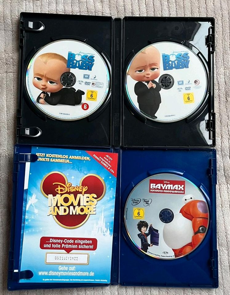 Boss Baby & Baymax DVD in Langenhagen