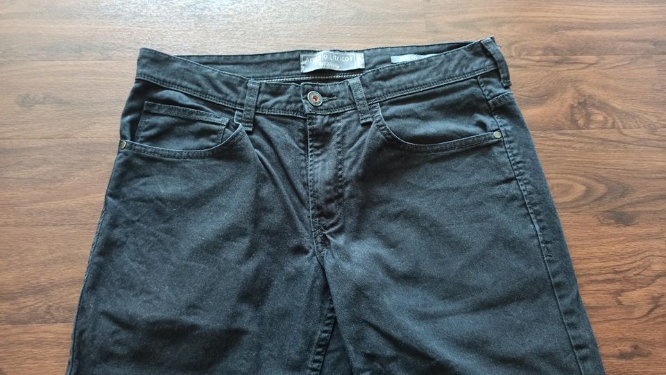 Jeans - schwarz - Herren - Slim Fit Stretch - W 33 L 32 - C&A in Leverkusen