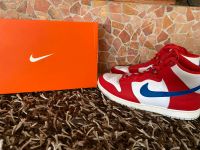 Nike Dunk High White Red Blue Saarland - Rehlingen-Siersburg Vorschau