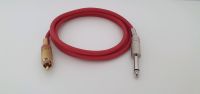 Audiokabel Rot, NEU, 1,30m, Cinch Auf Klinke 6,35mm, Vergoldet Aachen - Aachen-Südviertel Vorschau