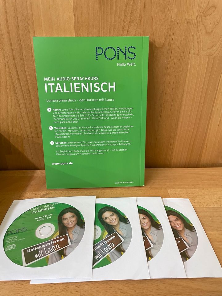 PONS Audio Sprachkurs italienisch, Buch und CD‘s in Augsburg