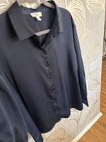 Bluse, dunkelblau, Größe 48, Langarm, seitig Kr. Passau - Passau Vorschau