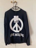 Love Moschino Hoodie Pullover Schwarz mit Peace Zeichen S Hessen - Ebsdorfergrund Vorschau