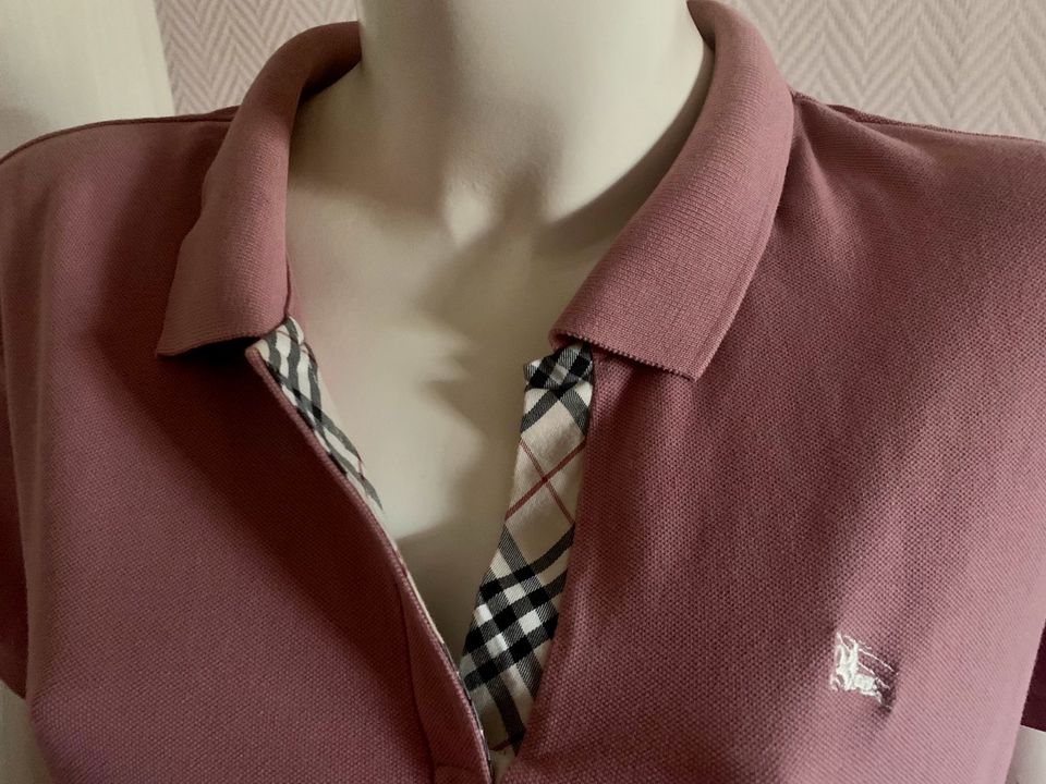 Burberry polo Rosa unisex Gr. L in Temmels