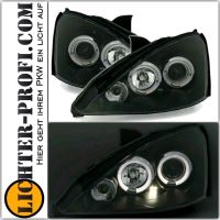 Ford Focus MK1 Angel Eyes Scheinwerfer schwarz BJ 10/98 - 10/04 Hessen - Calden Vorschau