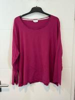 C&A Jersey-Shirt Gr.56/58 fuchsia rosa lila langarm Basic-Shirt Hessen - Gernsheim  Vorschau