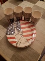 Papp-Party-Set, Amerika, 40-teilig, originalverpackt Bayern - Schwandorf Vorschau