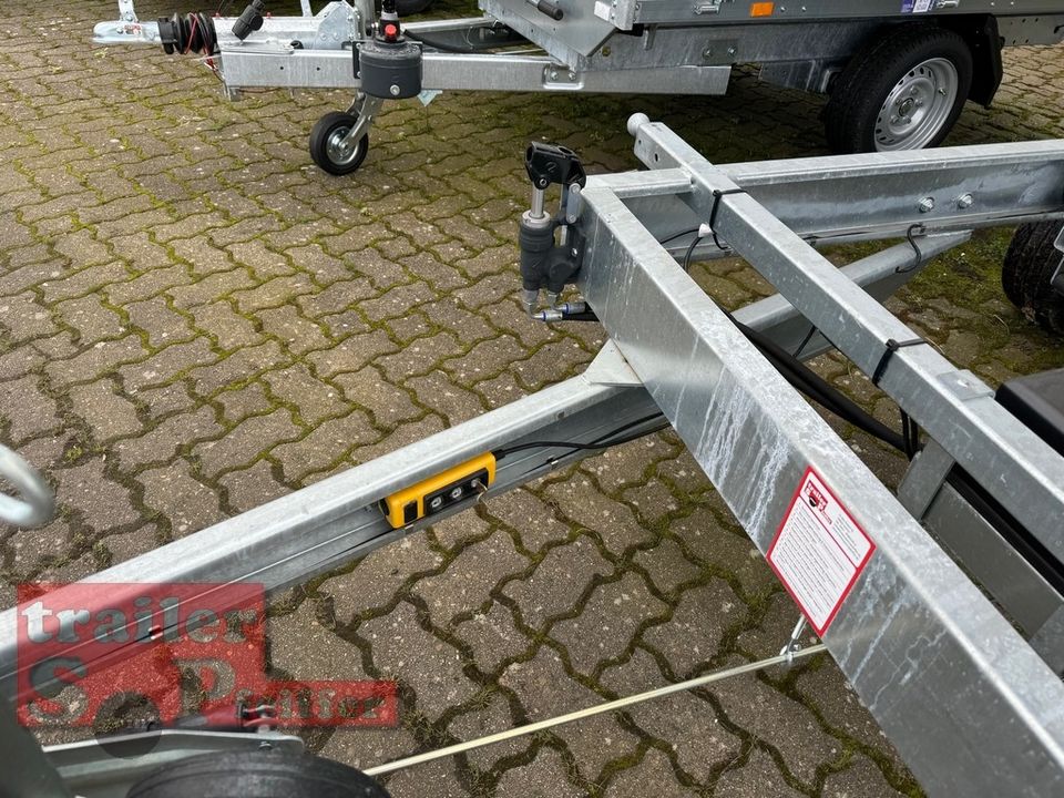 Tageszulassung Saris K3 406 204 3500 2 B E - 3500 kg Blattferdern - 3 Seitenkipper - mit Elektropumpe + Not + Staukiste + Stützen in Achim