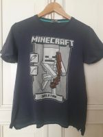 Größe 152 T-Shirt Junge Minecraft Mojang grau Skelett Sachsen-Anhalt - Halle Vorschau