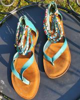 FlipFlops Zehentrenner Tamaris türkis mit Perlen Rheinland-Pfalz - Annweiler am Trifels Vorschau