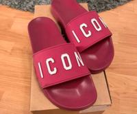 Dsquared2 Slides Be Icon Sandalen Badeschuhe Gr. 40 Top Baden-Württemberg - Freiberg am Neckar Vorschau