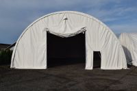 Rundbogenhalle Zelthalle 12x9x4,5m Landwirtschaft 750 PVC Statik Thüringen - Rodeberg Vorschau