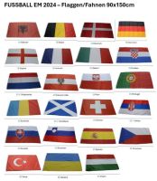 Fußball EM 2024 - Flaggen/Fahnen teilnehmender Länder verfügbar Bayern - Hochbuch Vorschau