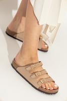 Birkenstock Gr. 36 Florida Fresh Beige Taupe Sandalen Hessen - Rodgau Vorschau