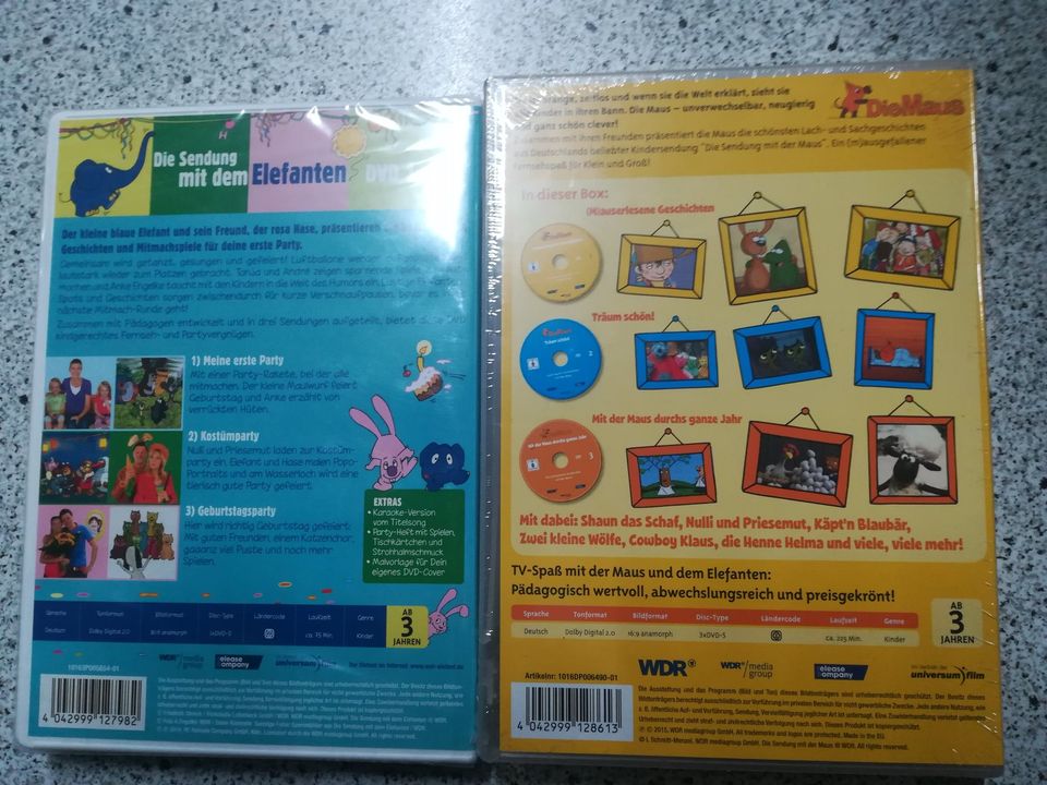 DVD / Kinder Die Sendung mit der Maus / blauen Elefanten Neu in Selm