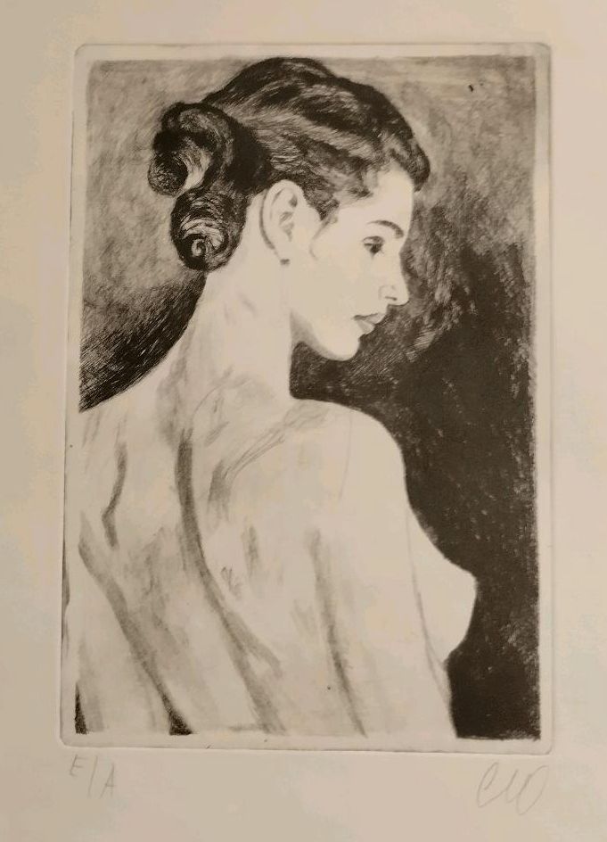 Leo Original Lithographie EA Epreuve d'Artiste Erotische Malerei in Berlin