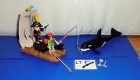 Playmobil Piraten Set: 4291 Piratenfloss+ Orkawal+ Zubehör (LT) Nordrhein-Westfalen - Blankenheim Vorschau