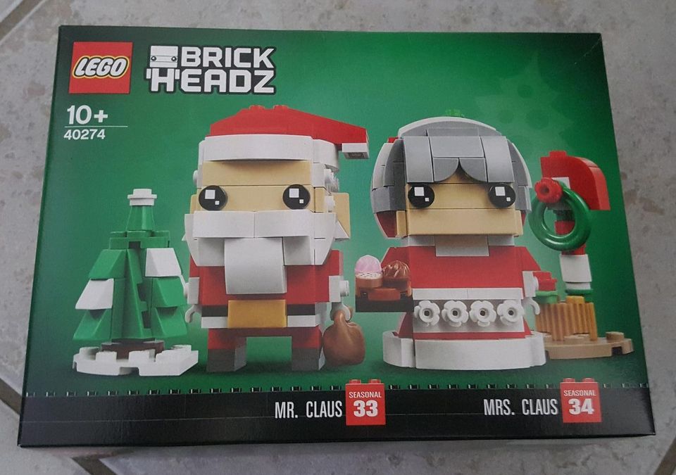 Lego 40274 Herr + Frau Weihnachtsmann Brickheadz Santa Claus in  Niedersachsen - Lehrte | Lego & Duplo günstig kaufen, gebraucht oder neu |  eBay Kleinanzeigen ist jetzt Kleinanzeigen