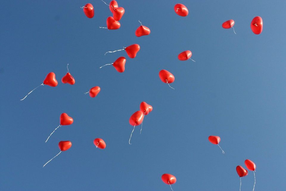 ❤️ Herzballons + Ballongas + Flugkarten: Hochzeit & Standesamt ❤️ in Löhne