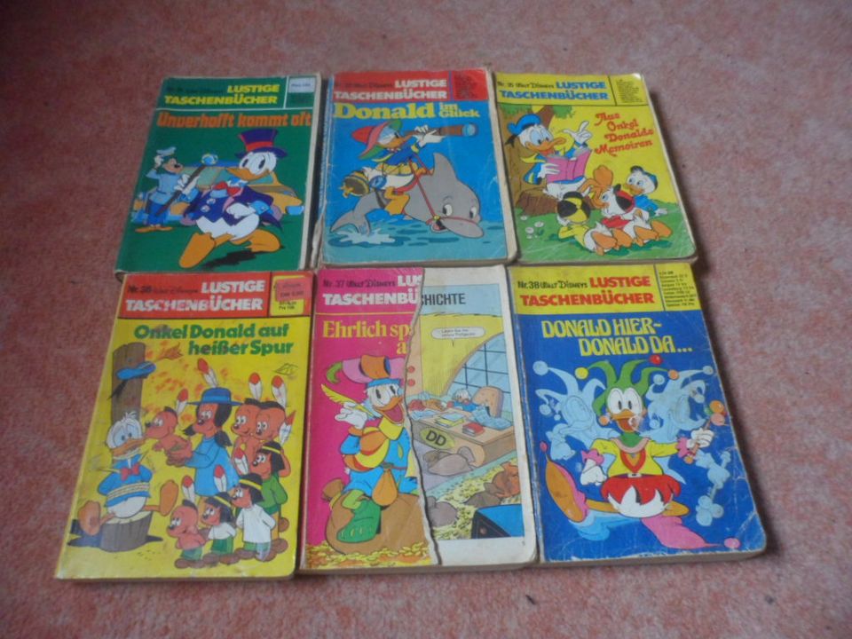 44 x Walt Disneys " Lustige Taschenbücher " . Erstausgaben . in Lehrte